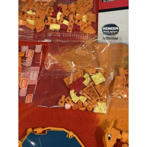 mega construx pokemon Charizard (extra‎ loose & Sealed Pieces) 90% Complete - Picture 2 of 7
